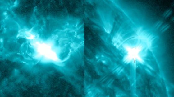 Two Earth-Facing Sunspots Blasting Powerful X And M Flares – MASHAHER