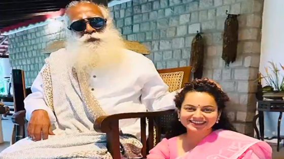 Kangana Ranaut seeks Sadhguru’s blessings in Coimbatore following election victory : Bollywood News – MASHAHER