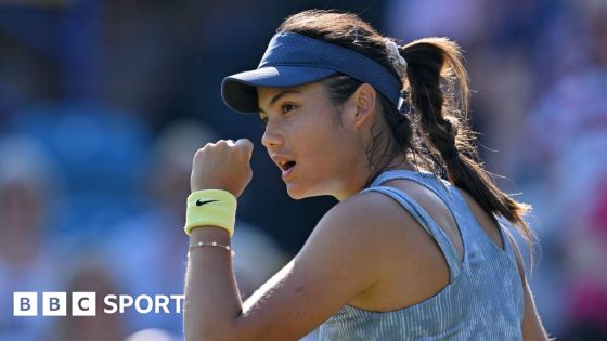 Eastbourne 2024: Emma Raducanu saves match point on way to first top-10 win against Jessica Pegula – MASHAHER