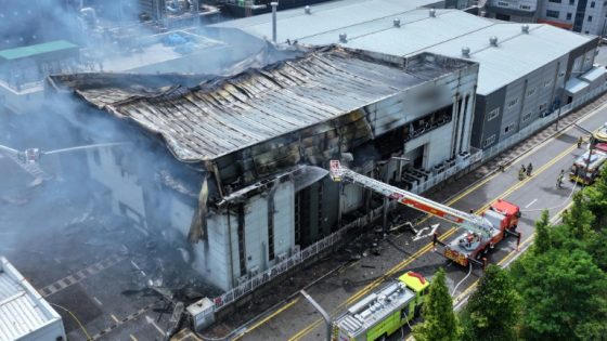 18 Chinese among 22 dead in South Korea battery plant fire – MASHAHER