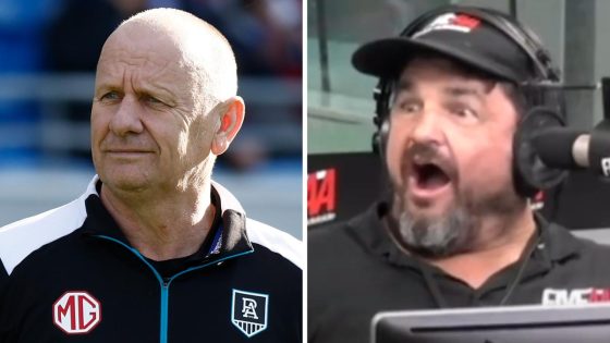 Port Adelaide Ken Hinkley future, Warren Tredrea and Caroline Wilson fiveAA on-air dispute over good call comment, latest news – MASHAHER