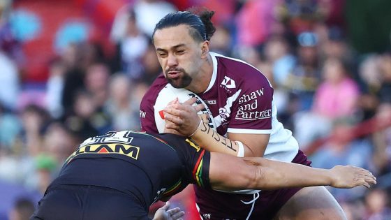 Josh Aloiai trip on Daine Laurie, Manly sea Eagles vs Panthers, suspension, sin bin, Graham Annesley – MASHAHER