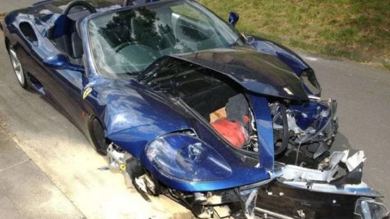 Famous Soccer Player’s Crashed Ferrari At Center Of Legal Battle – MASHAHER