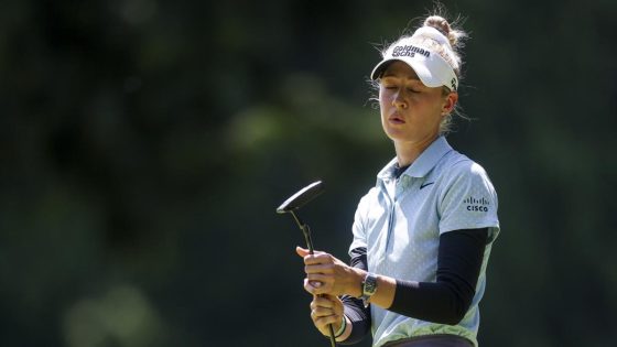 Nelly Korda shoots highest score as a pro, misses third straight cut at KPMG Women’s PGA – MASHAHER