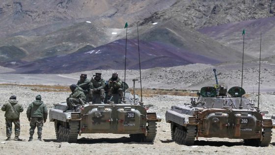 Five Indian soldiers killed as tank sinks while crossing river near China border – MASHAHER