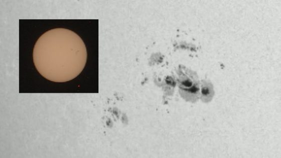 Large Sunspot Seen By NASA Spacecraft And Mars Rover – MASHAHER