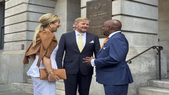 Dutch king and queen get a red-carpet welcome in Georgia, and a chance to show off their dance moves – MASHAHER