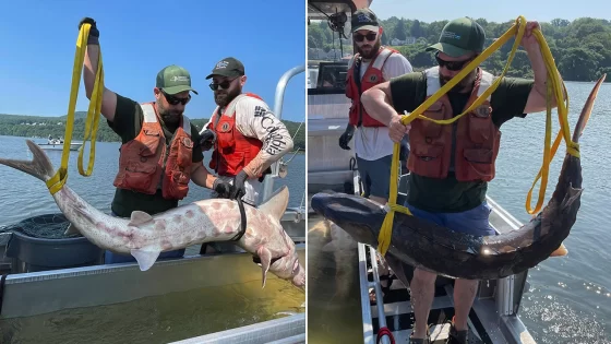 Monster 220-pound fish caught in New York’s Hudson River – MASHAHER