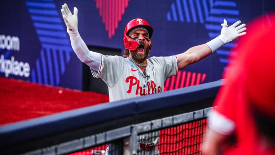 Bryce Harper, made for the moment, has brilliant home run celebration in London Series – MASHAHER