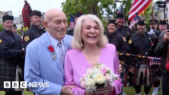 'Love isn't just for young people': D-Day veteran, 100, weds bride, 96 – MASHAHER