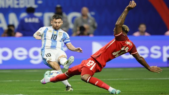 Copa América: Lionel Messi unlocks Canada, Argentina opens with a shaky win – MASHAHER