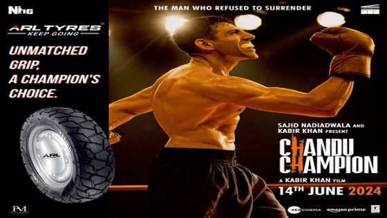 ARL Tyres Partners with blockbuster film Chandu Champion : Bollywood News – MASHAHER