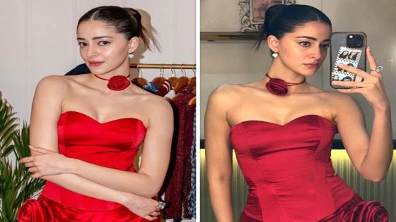 Ananya Panday’s glamorous look in Acel’s Satin Corset and Skirt as she promotes Call Me Bae : Bollywood News – MASHAHER