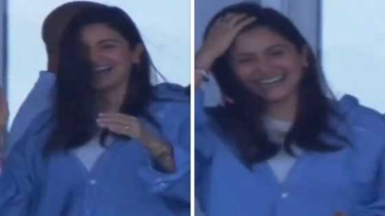 Anushka Sharma jumps with joy for Virat Kohli and Team India as they win the match against Pakistan in the T20 World Cup, watch 20 : Bollywood News – MASHAHER