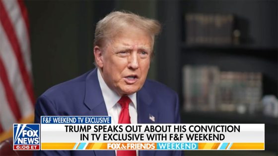 Trump speaks to Fox News after his guilty conviction: ‘These are bad people’ – MASHAHER