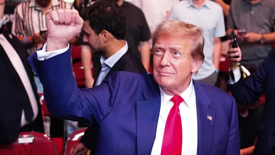 Trump receives thunderous applause at UFC 302 – MASHAHER