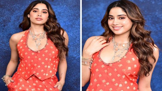 Janhvi Kapoor oozes perfect summer vibes in breezy Anushka Khanna co-ords; her stacked cricket jewellery steals the show : Bollywood News – MASHAHER