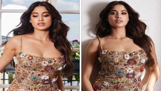 Janhvi Kapoor stuns in Rachel Gilbert’s Rs. 2.75 lakh hand-beaded dress 2 : Bollywood News – MASHAHER