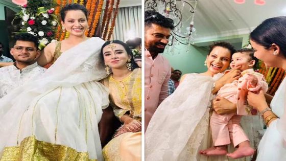 Kangana Ranaut’s brother Varun gets engaged; actress shares glimpses: “Le bhai tera bhi ho gaya kaam” : Bollywood News – MASHAHER