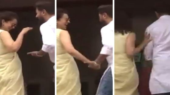 Kangana Ranaut and Chirag Paswan spotted laughing together at Parliament, watch : Bollywood News – MASHAHER