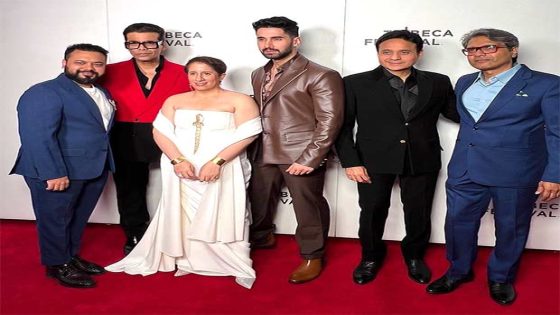 Karan Johar, Lakshya, Guneet Monga and team Kill strike a pose during the premiere at Tribeca Film Festival 2024 2024 : Bollywood News – MASHAHER