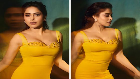 Nushrratt Bharuccha looks stunning in yellow bodycon dress : Bollywood News – MASHAHER