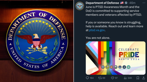 Pentagon mistakenly touts Pride Month in PTSD awareness post – MASHAHER