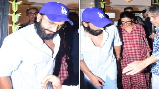 Parents-to-be Deepika Padukone and Ranveer Singh enjoy dinner date; navigate the crowd amid much fanfare, watch : Bollywood News – MASHAHER