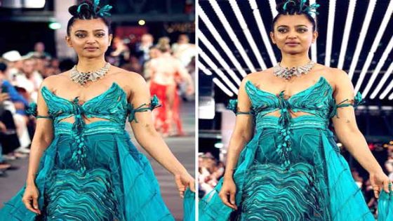 Radhika Apte at Paris Haute Couture Week becomes a Showstopper for Vaishali S : Bollywood News – MASHAHER