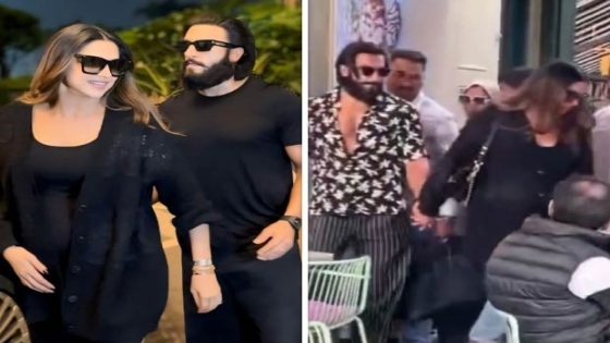 Ranveer Singh and Deepika Padukone kick off their babymoon in London; first video out : Bollywood News – MASHAHER