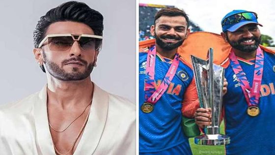 Ranveer Singh lauds Virat Kohli and Rohit Sharma after they announce retirement from T20I format post winning T20 World Cup 2024, see his posts 20 : Bollywood News – MASHAHER