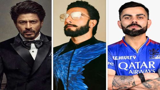 Pathaan and Jawan effect: Shah Rukh Khan jumps from 10th to 3rd position on India’s most valued celebrity list; brand value increases from Rs. 464 crores to Rs. 1006 crores; Ranveer Singh slips to 2nd position; Virat Kohli tops the list with brand value of Rs. 1899 crores 10 : Bollywood News – MASHAHER