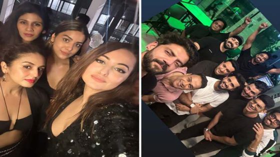 Sonakshi Sinha and Zaheer Iqbal party with their besties ahead of their wedding : Bollywood News – MASHAHER