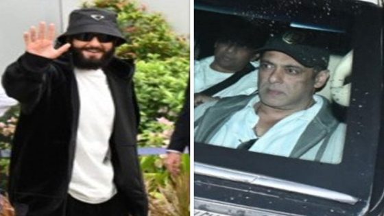 Stars return to Mumbai: Salman Khan, Ranbir Kapoor, and Ranveer Singh spotted after Anant Ambani-Radhika Merchant pre-wedding cruise celebration : Bollywood News – MASHAHER