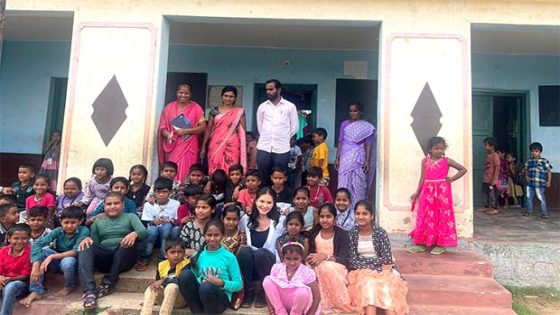 Sunny Leone starts shooting for her next in Karnataka, visits a school in a village during break : Bollywood News – MASHAHER