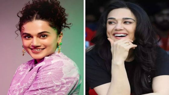 Taapsee Pannu reveals the reason behind bagging a Bollywood film; says, “It was because I share a resemblance with Preity Zinta” : Bollywood News – MASHAHER