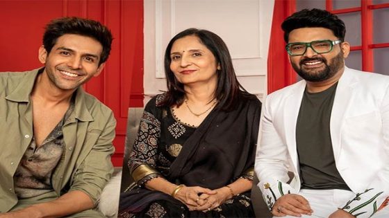 The Great Indian Kapil Show: Kartik Aaryan turns guest for the season one finale along with his mother; latter drops several truth bombs about her son : Bollywood News – MASHAHER