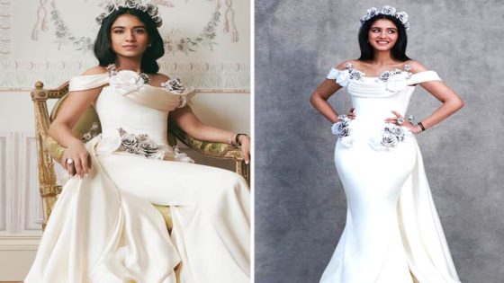 The internet goes in awe after seeing Radhika Merchant’s magnificent haute couture gown from her pre-wedding celebrations with Anant Ambani : Bollywood News – MASHAHER