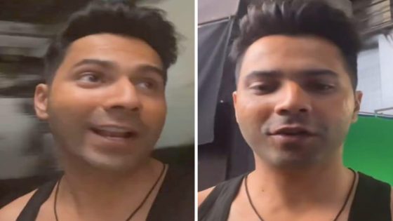 Varun Dhawan back on set for high-octane action film Baby John after welcoming his first child, watch : Bollywood News – MASHAHER