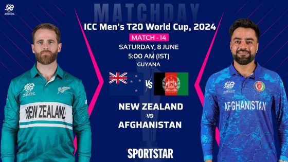 NZ vs AFG LIVE score, T20 World Cup 2024 Group C updates: New Zealand takes on Afghanistan; Toss at 4:30am IST – MASHAHER