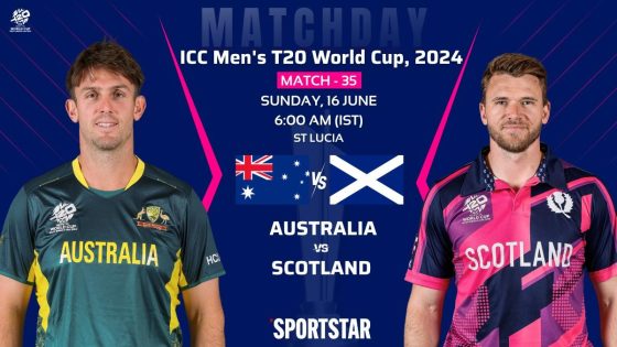 AUS vs SCO Live Score, T20 World Cup 2024: Scotland seeks upset vs Australia to seal Super Eight berth – MASHAHER