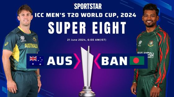 AUS vs BAN Live Score, T20 World Cup 2024: Australia, Bangladesh look to open Super Eights with win – MASHAHER