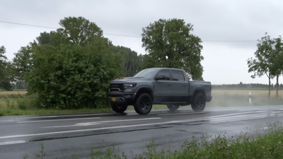 Ram 1500 TRX Takes To Wet German Roads – MASHAHER