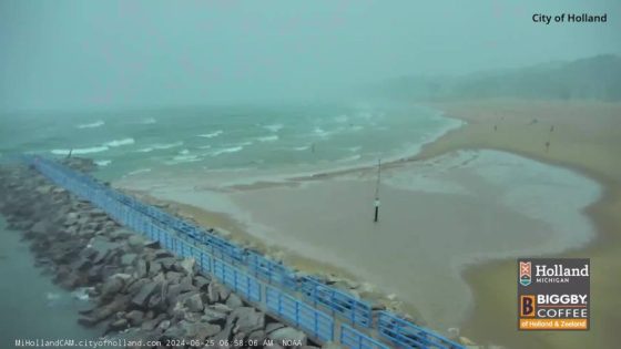 Tuesday storms triggered meteotsunami at Holland State Park – MASHAHER