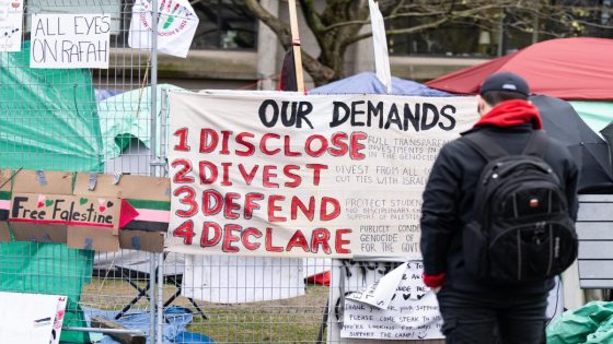 McGill makes new offer to pro-Palestinian protesters occupying its downtown campus – MASHAHER