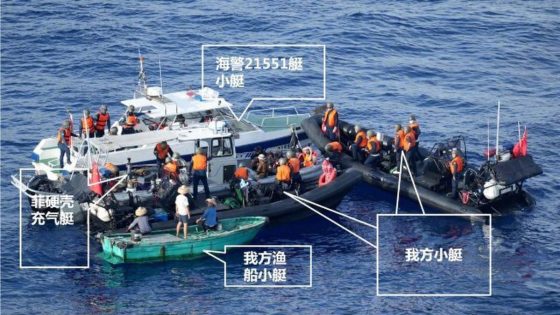 photos show Chinese coastguard encircled, boarded Philippine boat – MASHAHER