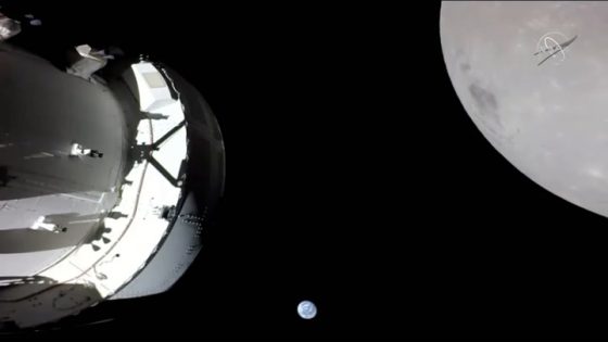 Watch NASA’s Artemis 1 Spacecraft, Moon and Earth In Same Shot During Close Approach – MASHAHER