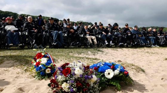 Last WWII vets converge on Omaha Beach for D-Day and fallen friends – MASHAHER