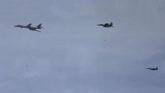 U.S. flies long-range B-1B bomber over Korean Peninsula for first precision bombing drill in 7 years – MASHAHER