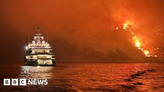 Anger after yacht fireworks spark blaze – MASHAHER